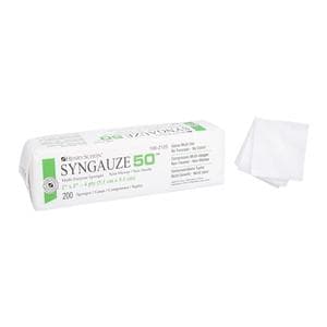 Syngauze 50 Rayon/Polyester Blend Non-Woven Sponge 2x2" 4 Ply Non...