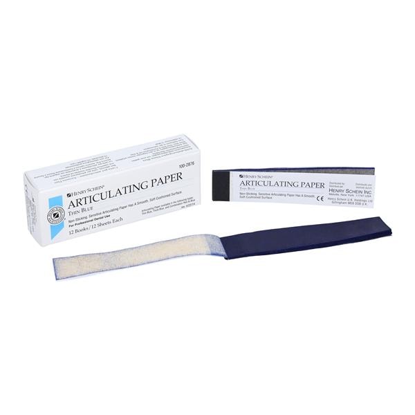 Articulating Paper Strips Thin Blue Booklet 12 Sheets/Book 12Bks/Bx
