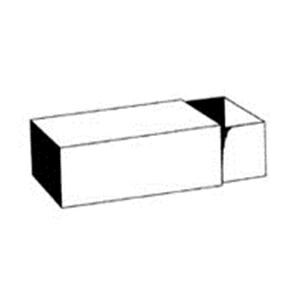 Microscope Slide Box White 47/Oblong 2x1" 72/Each