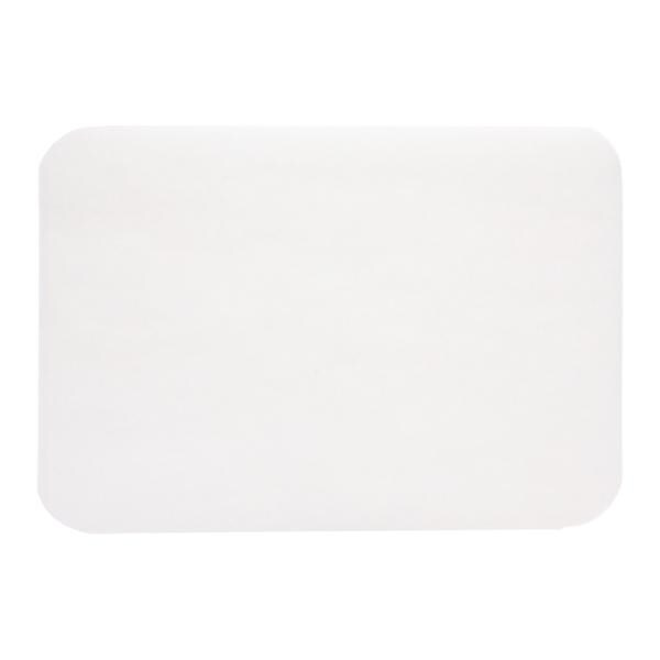 Protex Tray Cover 9 in x 13.5 in White Poly Coated Disposable 500/Bx