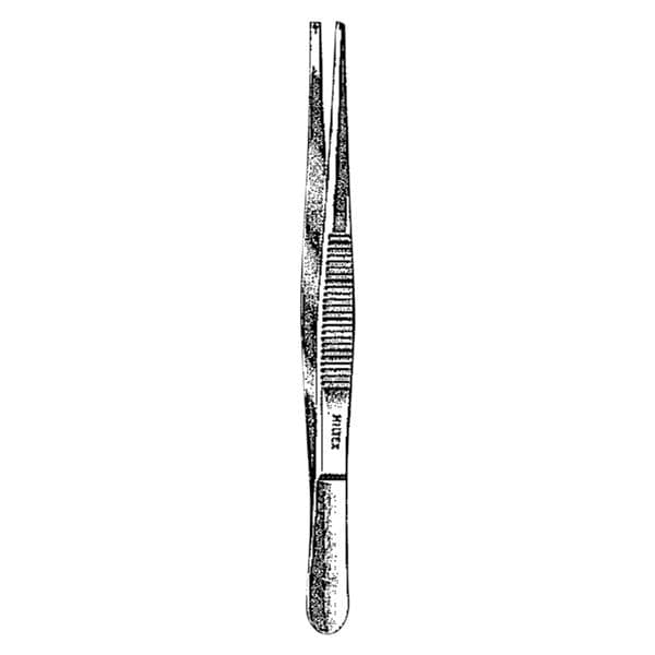 Tissue Forcep Straight 5-1/2" Autoclavable Ea