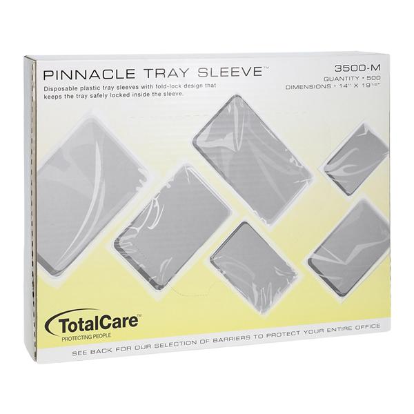 Tray Sleeve Tray Cover 14 in x 19.5 in Clear Disposable 500/Box,...