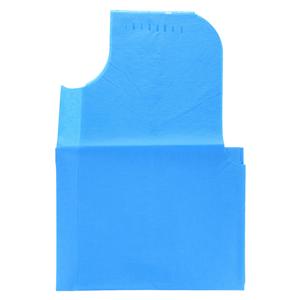 Exam Gown 30 in x 42 in Blue Medium / Large Non Woven Disposable 50/Ca