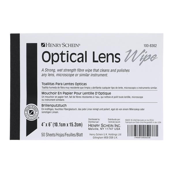 Henry Schein Lens Paper 4x6" For Microscope Microscope 50/Package
