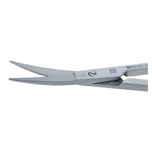 HSI Scissors 4.5 in Iris Curved Standard Stainless Steel Each, 12...