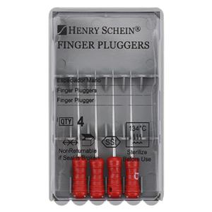 Finger Plugger 21 mm Red 4/Pk