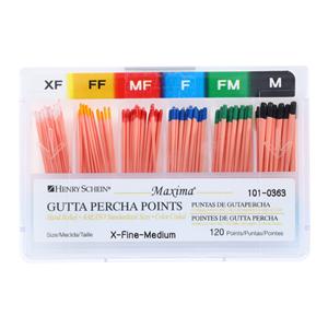 Maxima Hand Rolled Gutta Percha Points 120/Bx