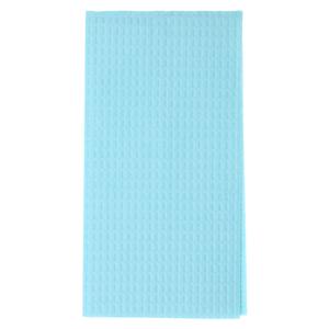 Patient Bib 2 Ply Tissue / Poly 17 in x 18 in Blue Disposable 500/Ca