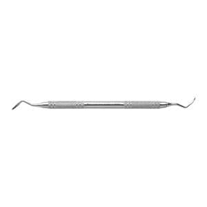 Scaler Double End Size 204 Solid Handle Stainless Steel Ea