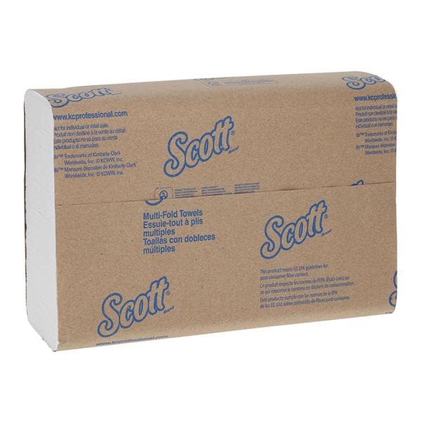 Scott Hand Towel Multifold Absorbency Pockets Disposable 40% Recy...