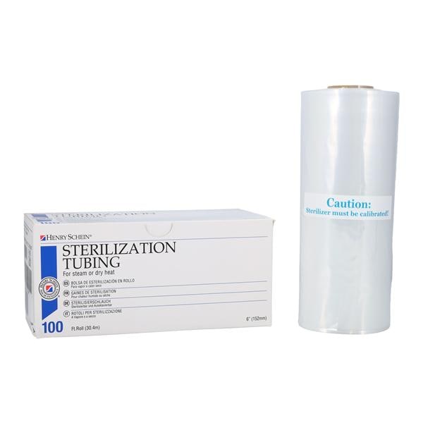 HSI Sterilization Tubing 100 Feet x 6 in Clear 100'/Rl, 12 RL/CA