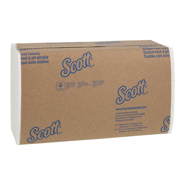 Scott Hand Towel Single Fold Disposable 40% Recycled Fiber 1 Ply...