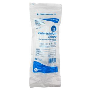 Syringe 60cc Irrigation Tip Piston Irrigation oz/cc Graduated Ste...