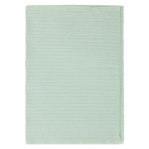Polyback Patient Towel 3 Ply Tissue / Poly 13 in x 19 in Green Disposable 500/Ca