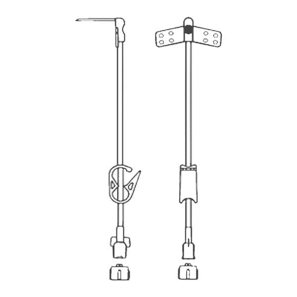 Administration Set Non-Coring 90 Degree Huber 20 Gauge 3/4" Primi...