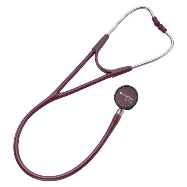 Harvey Elite Cardiology Stethoscope Burgundy Double Lumen Tubing...