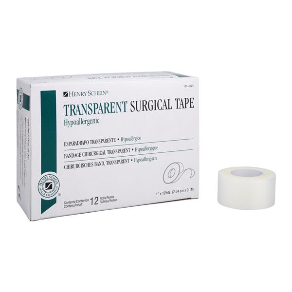 Henry Schein Surgical Tape Plastic 1"x10yd Transparent Non-Steril...