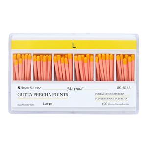 Maxima Hand Rolled Gutta Percha Points 120/Bx