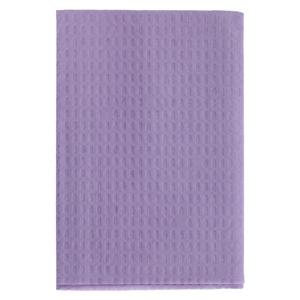 Towel Bib 2 Ply Tissue / Poly 13 in x 18 in Lavender Disposable 500/Ca