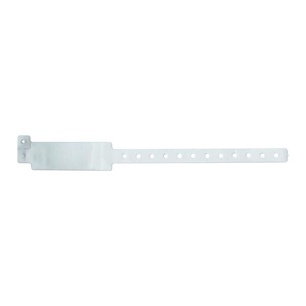 Veri-Color Insert Wristband Vinyl White Adult/Pediatric 250/BX