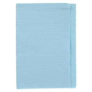 Polyback Patient Towel 3 Ply Tissue / Poly 13 in x 19 in Blue Disposable 500/Ca