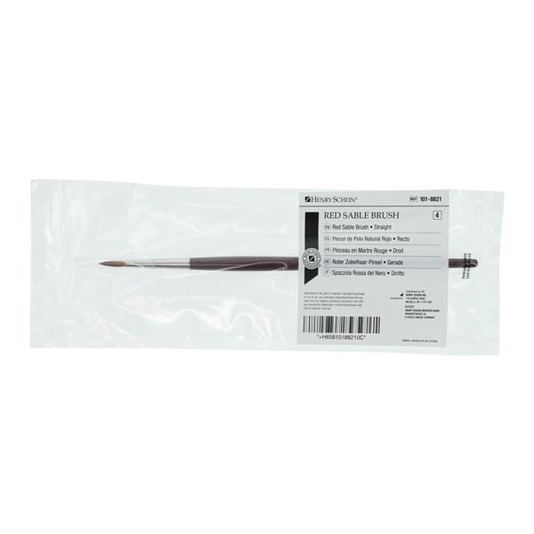 Ceramist Brush Red Sable #4 Straight Ea