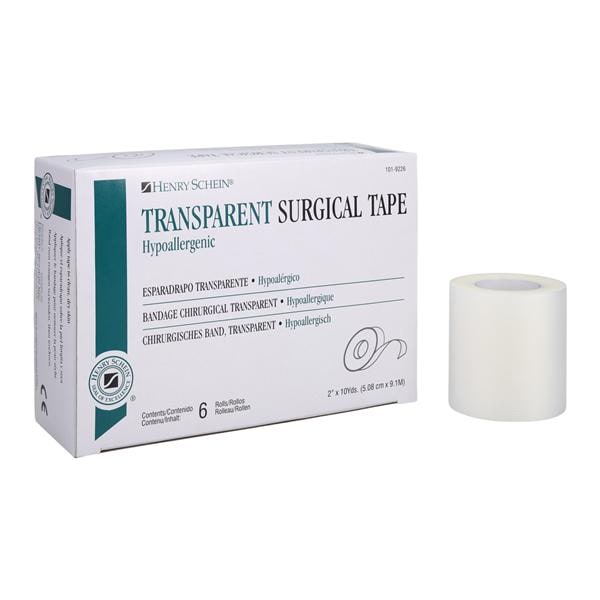 Henry Schein Surgical Tape Plastic 2"x10yd Transparent Non-Steril...
