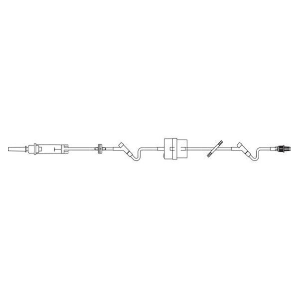 Continu-Flo IV Solution Set 10 Drops/mL 96" Male Luer Lock Adapter 48/Ca