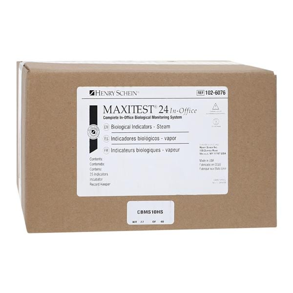 Maxitest Biological In Office Monitor Starter Kit 24 Hour Kit