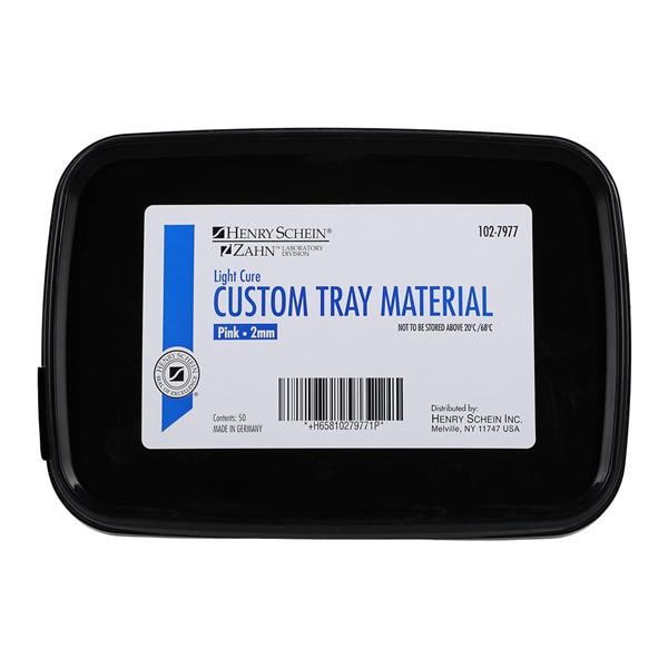 Custom Tray Material Light Cure Pink 2 mm 50/Bx