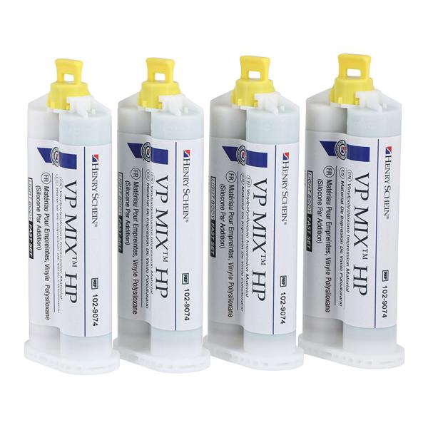 VP Mix HP Impression Material Fast Set Light Body Mint 4/Bx