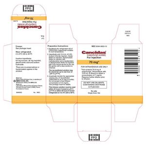 Cancidas Injection 70mg/Vl Powder SDV 10mL Each