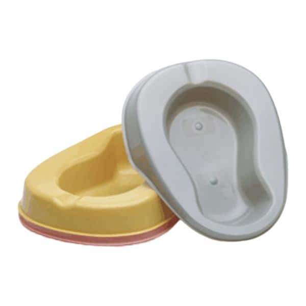 Commode Bedpan Gold 1.7qt, 50 EA/CA