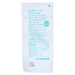 IV Extension Set Needleless Priming Volume 0.66mL 5-1/2" SPIN-LOC...