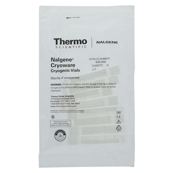 Nalgene Cryogenic Storage Tube 5mL External Thread With Self-Stan...