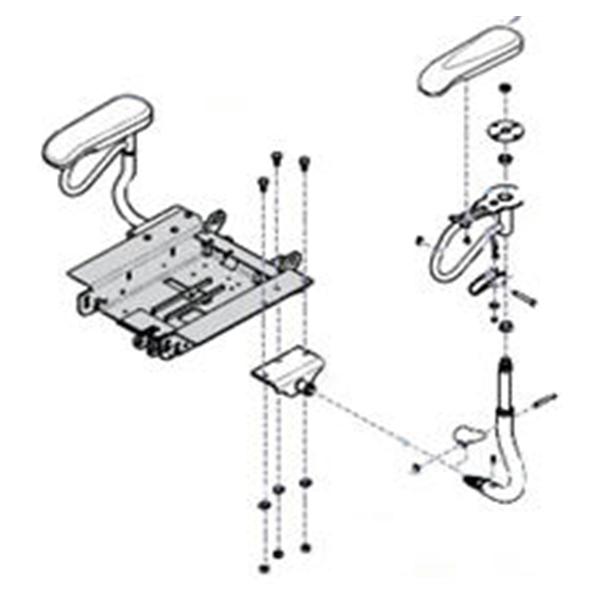 Arm Field Installed For 75L Power Exam Table 1/Pr