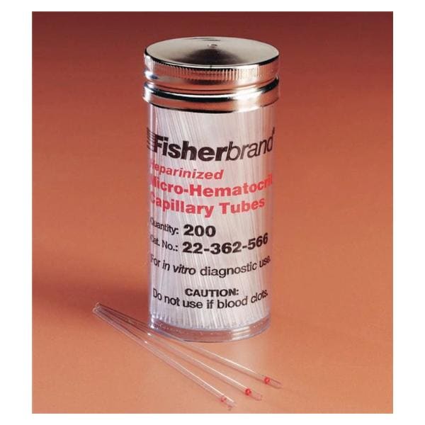 Fisherbrand Microhematocrit Capillary Tube Glass 70uL 200/Pk