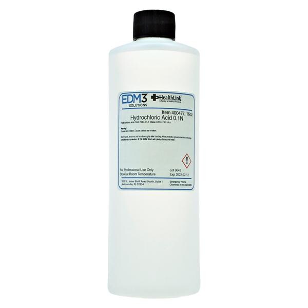 Reagent Hydrochloric Acid 16oz Ea