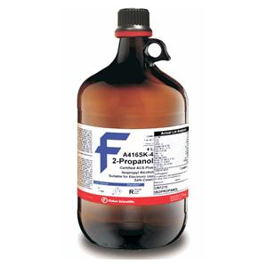 Fisher Chemical Solvent 2-Propanol >/= 99.50% 500mL Glass Bottle Ea