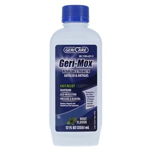 Geri-Mox Antacid/Antigas Liquid 200mg Mint 12oz/Bottle