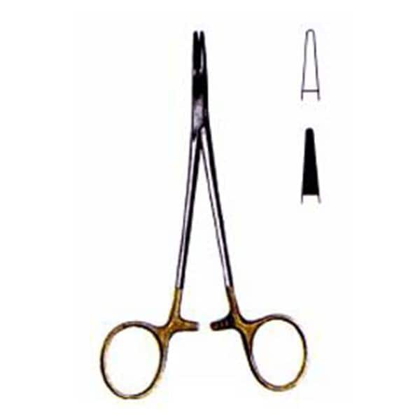 Henry Schein Halsey Needle Holder 5" Tungsten Carbide Each