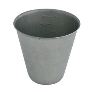 Medicine Cup Stainless Steel Silver