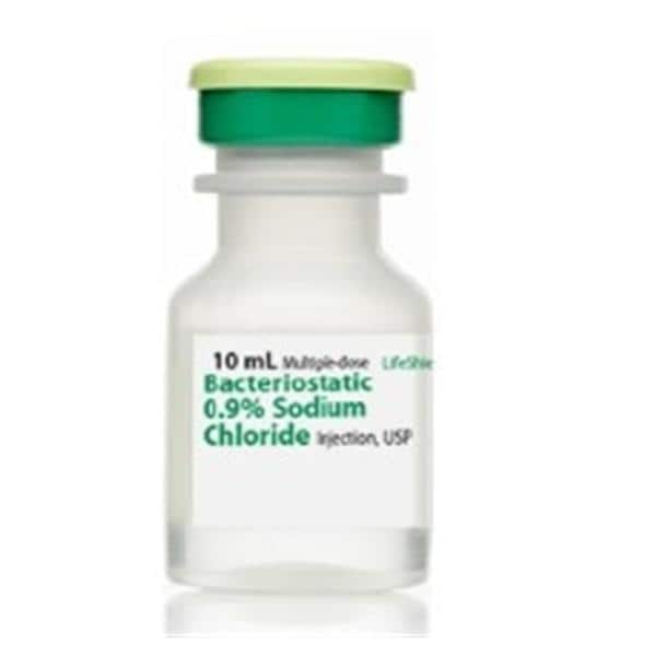 Sodium Chloride Bacteriostatic Injection 0.9% LF MDV 10mL 25/Package