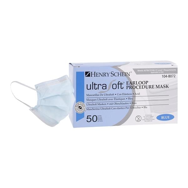 Criterion Earloop Mask ASTM Level 1 Blue Disposable Not Made From...