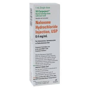 Naloxone HCl Injection 0.4mg/mL No Needle Carpuject 1mL 10/Package, 5 BX/CA