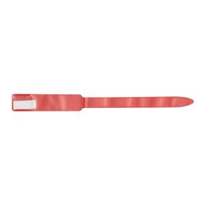Soft-Lock Insert Wristband Vinyl Adhesive Adult/Pediatric Red 11"...
