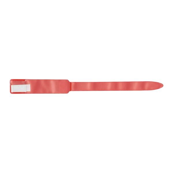 Soft-Lock Insert Wristband Vinyl Adhesive Adult/Pediatric Red 11"...