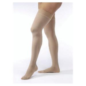 Opaque Compression Stocking Thigh High Small Natural