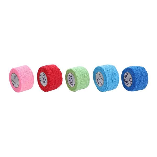 CoFlex Compression Bandage Elastic 1.5"x5yd Colorpack Non-Sterile...