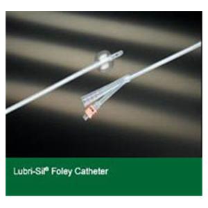 Lubri-Sil 2-Way Foley Catheter Standard Round Tip Slcn/Hydrgl Ct 10Fr 3cc